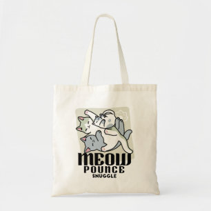 Tote Bag Laze Furr Days - Cute Lazy Cats Design