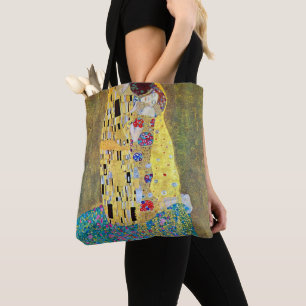 Tote Bag Le Baiser par Gustav Klimt, Art Nouveau Vintage
