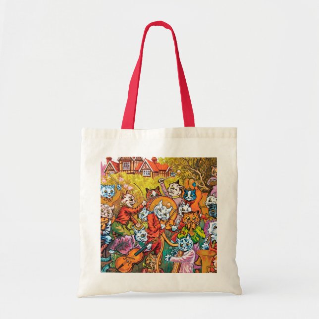 Tote Bag Le Band Joue, Louis Wain (Devant)