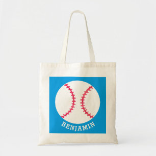 Tote Bag Le base-ball personnalisé d'enfants folâtre le