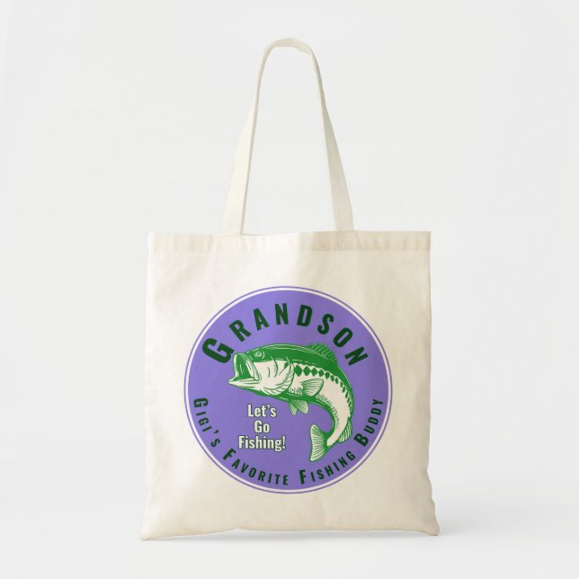 Tote Bag Le Buddy de pêche favori de Mimi (Devant)