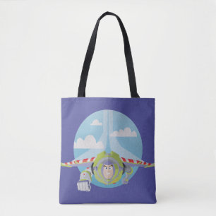 Tote Bag Le Buzz Lightyear Flying désespéré Retro Graphi