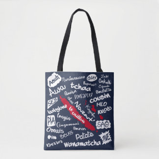 Tote Bag Le Caillou humour local, Nouvelle-Calédonie