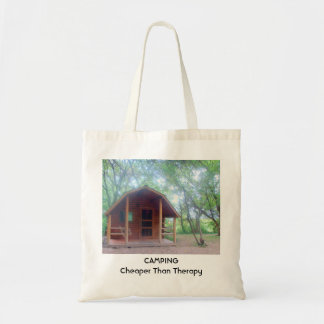 Tote Bag Le camping est meilleur marché que la thérapie