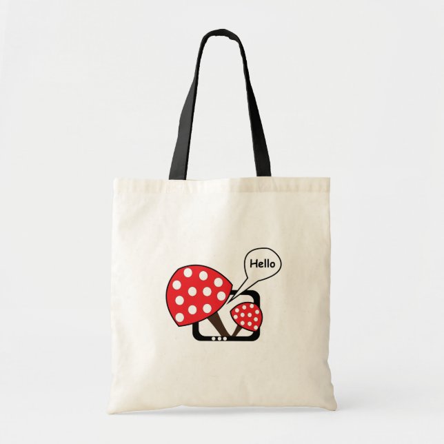Tote Bag Le Champion Rouge Dit Bonjour À La Télévision (Devant)