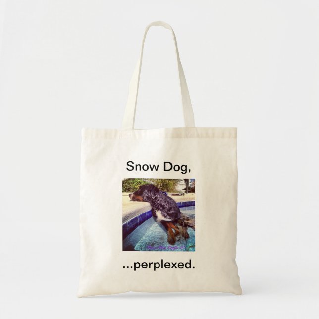 Tote Bag Le chien de neige,… a confondu (Devant)