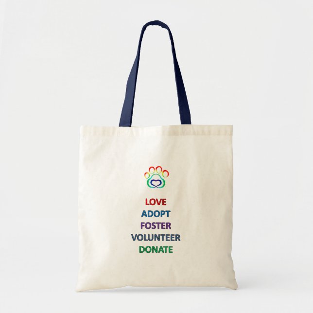 Tote Bag Le chien Fourre-tout, amour de délivrance (Devant)