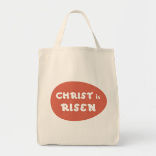 Tote Bag Le Christ est ressuscité, Fourre-tout aux oeufs ro