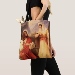 Tote Bag Le Christ et la Samaritaine de Christian Schleisne