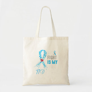 Tote Bag Le combat est un combat Ruban de sensibilisation a