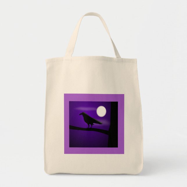 Tote Bag Le Corbeau - (Devant)
