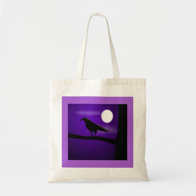 Tote Bag Le Corbeau - (Devant)