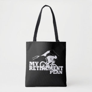 Tote Bag le cyclisme est mon régime de retraite