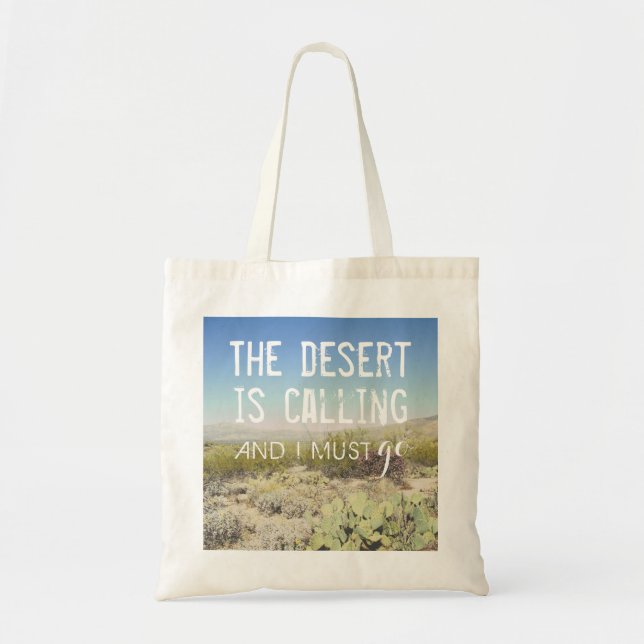 Tote Bag Le désert appelle l'Arizona (Devant)