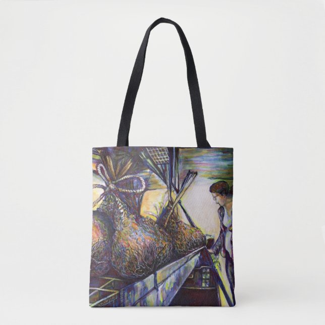 Tote Bag Le destin hurlant de la vie (Devant)