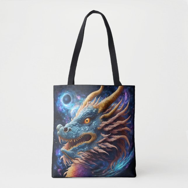Tote Bag Le dragon cosmique (Devant)