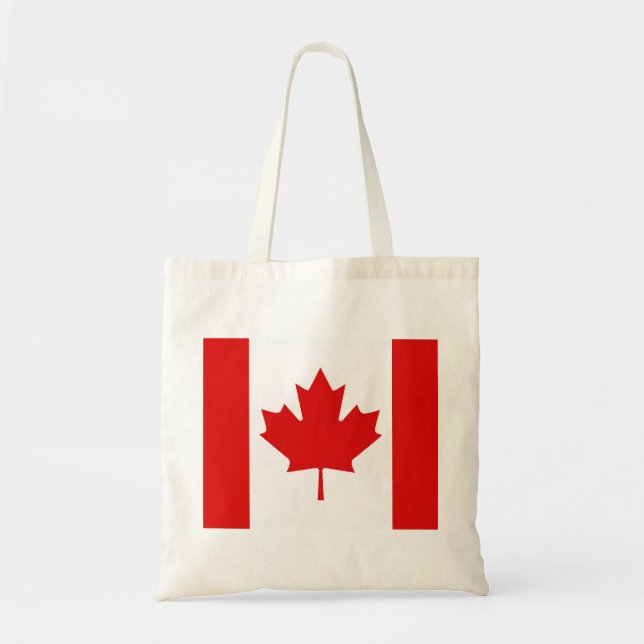 Tote Bag Le drapeau de la Feuille d'érable du Canada (Devant)