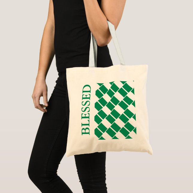 Tote Bag LE DRAPEAU DU NIGÉRIA béni (Devant (produit))