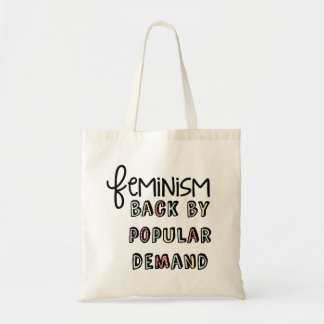 Tote Bag Le féminisme : De retour par le budget populaire