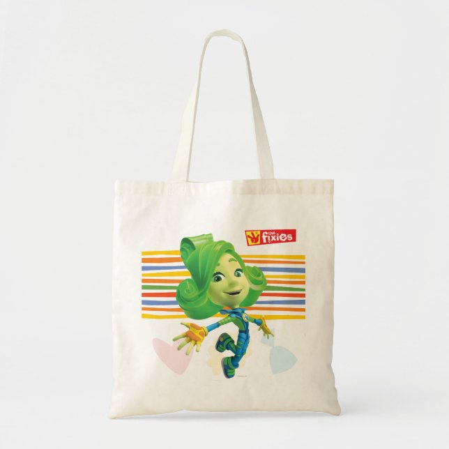 Tote Bag Le Fixies | Verda joyeux (Devant)
