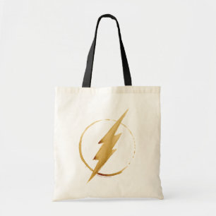 Tote Bag Le Flash Emblème de la poitrine jaune