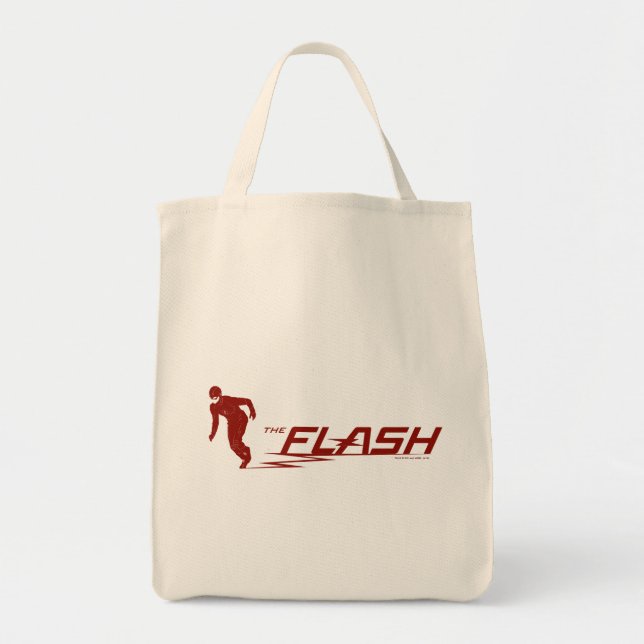 Tote Bag Le Flash | Logo du nom du super héros (Devant)