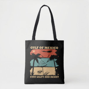 Tote Bag Le golfe du Mexique reste salé résister à la résis