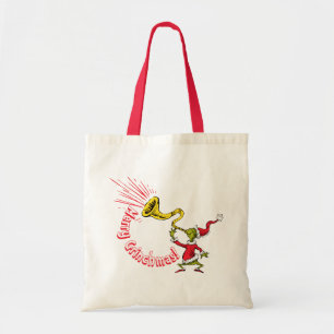 Tote Bag Le Grinch sonnant de la corne joyeuse de Grinchmas