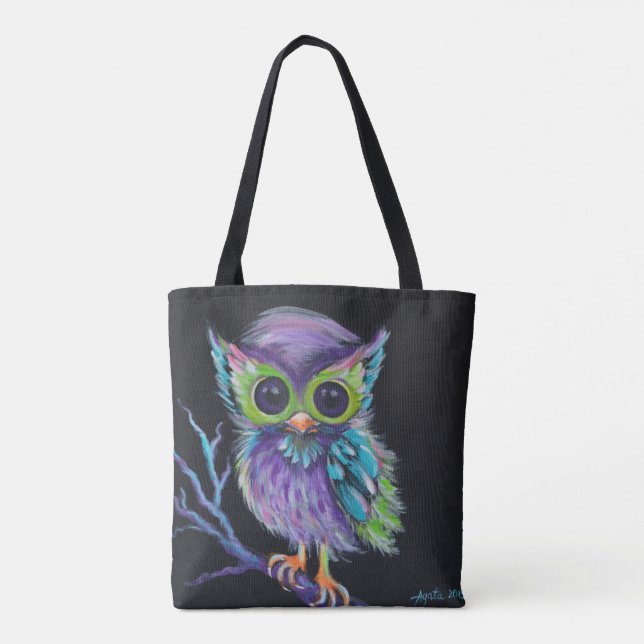 Tote Bag Le hibou soit votre ami (Dos)