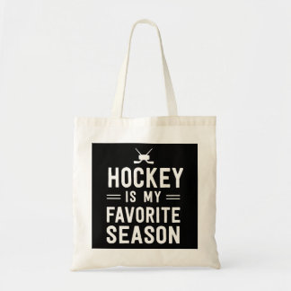 Tote Bag Le hockey est ma saison préférée