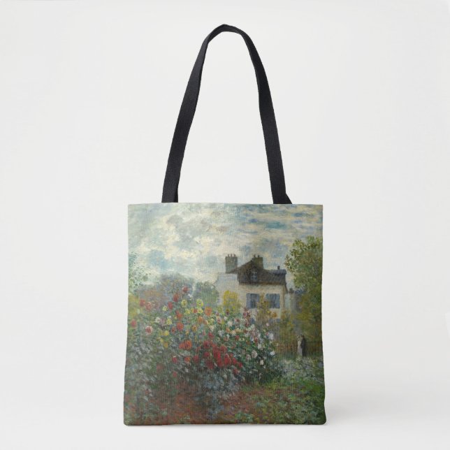 Tote Bag Le jardin de l'artiste à Argenteuil Claude Monet (Devant)