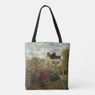 Tote Bag Le Jardin de Monet à Argenteuil de Claude Monet