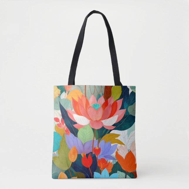 Tote Bag Le jardin de velours (Devant)