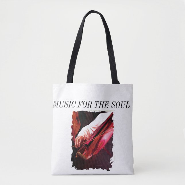 Tote Bag Le Joueur du Cello (Devant)