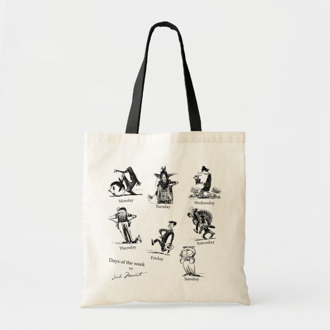 Tote Bag Le jour de la semaine (Devant)