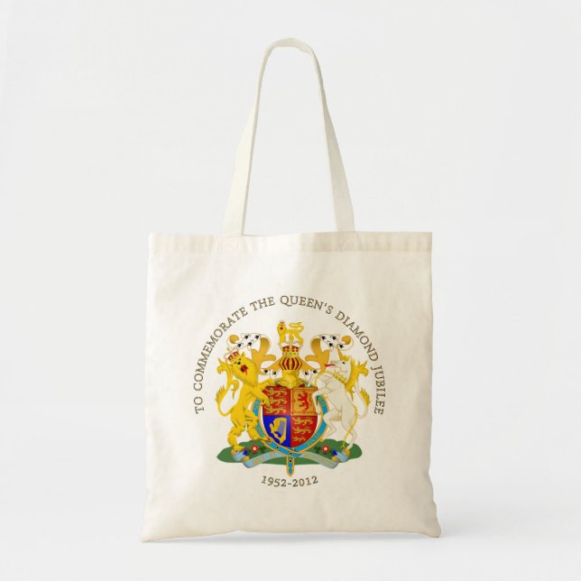 Tote Bag Le jubilé de diamant de la Reine - R-U (Devant)