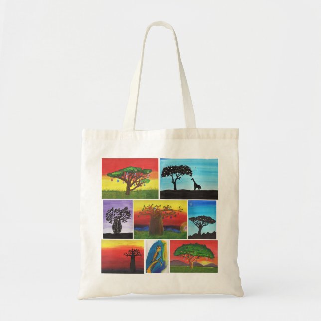 Tote Bag Le Kenyan badine des peintures (Devant)