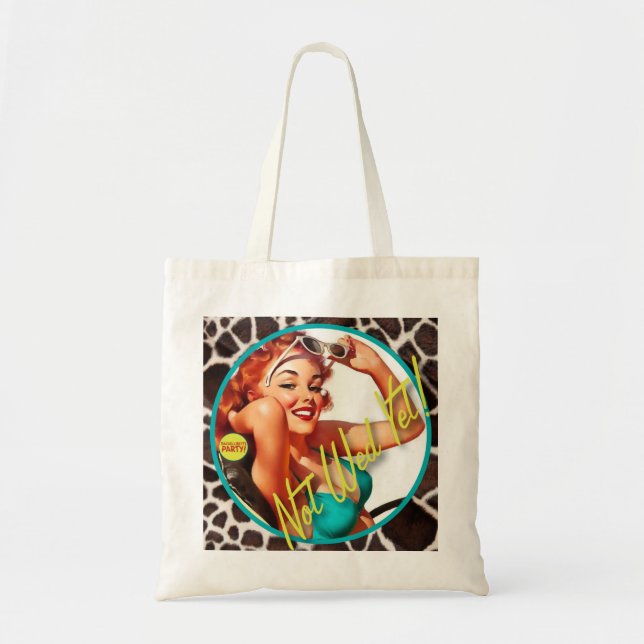 Tote Bag Le kitsch Bitsch : Ne pas épouser encore ! (Devant)