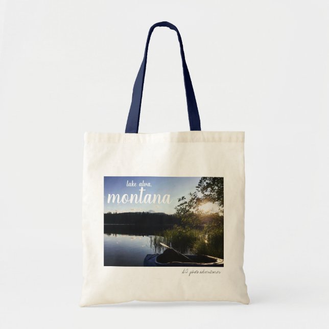 Tote Bag Le lac Alva Canvas Fourre-tout (Devant)