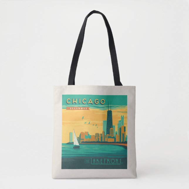 Tote Bag Le Lakefront | Chicago, Illinois (Devant)
