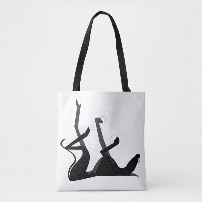 Tote Bag Le lévrier de Roaching (Devant)