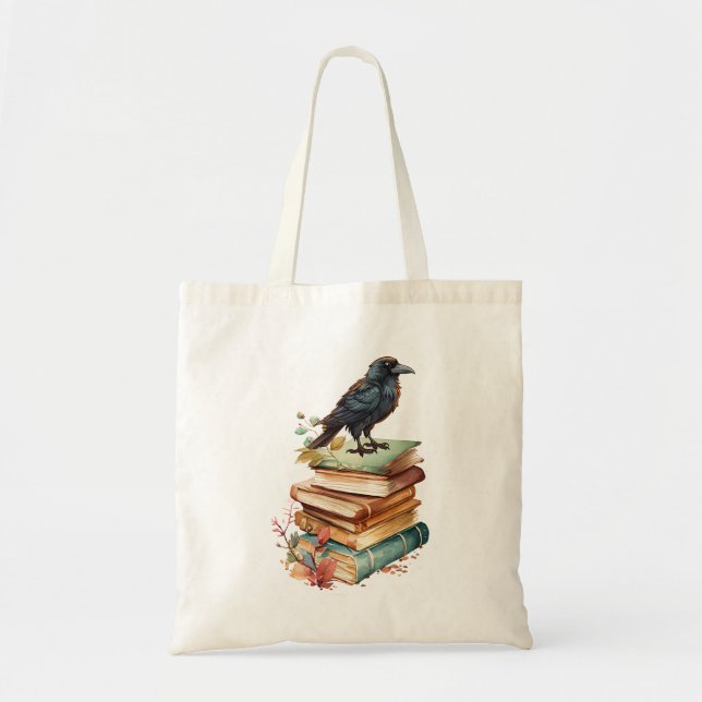Tote Bag Le Livre Corbeau Fourre-tout (Devant)