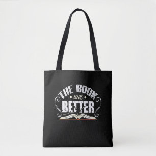 Tote Bag Le livre était meilleur - drôle bibliothécaire