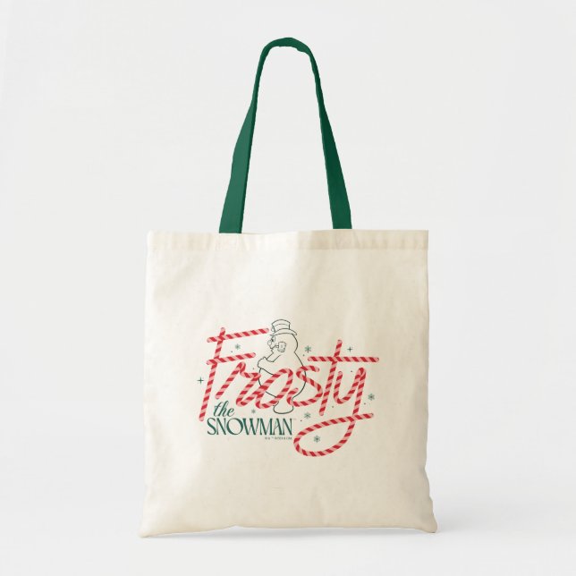 Tote Bag Le logo du Sucre de canne Snowman Frosty (Devant)