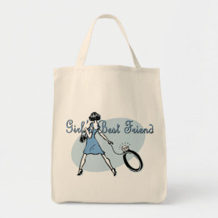 Tote Bag Le meilleur ami de la fille