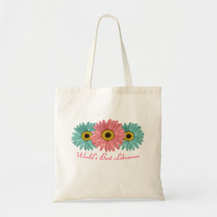 Tote Bag le meilleur bibliothécaire des 15 mondes