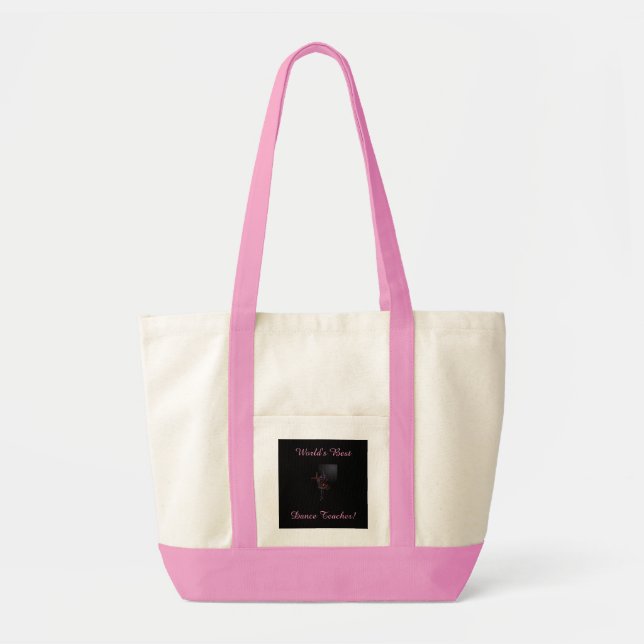 Tote Bag Le meilleur professeur de la danse du monde ! - (Devant)