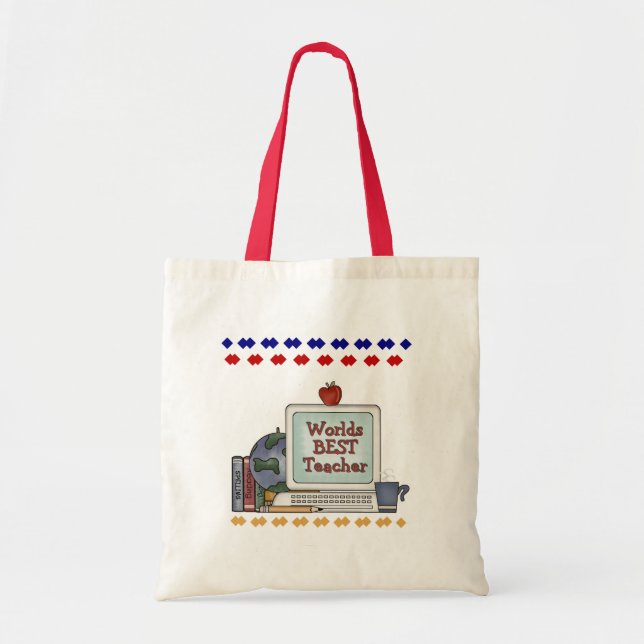 Tote Bag Le meilleur professeur des mondes (Devant)
