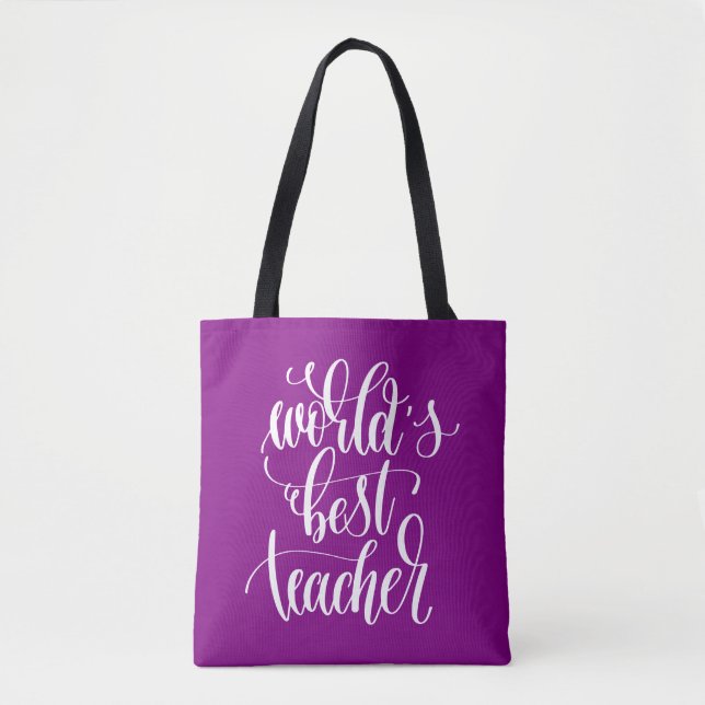 Tote Bag Le meilleur professeur du monde (Devant)