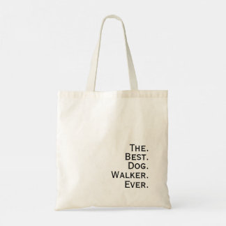Tote Bag 'Le. Meilleur. Promeneur. De. Chiens. Au Monde.' C